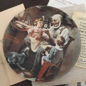 Norman Rockwell plate